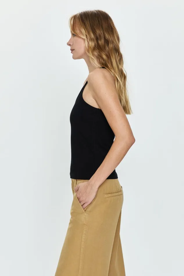 Pistola Denim Paloma Everyday Tank 8211 Noir Women Tops