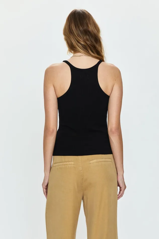 Pistola Denim Paloma Everyday Tank 8211 Noir Women Tops