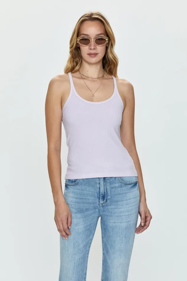 Pistola Denim Paloma Tank 8211 Lavender Haze Women Tees and Tanks