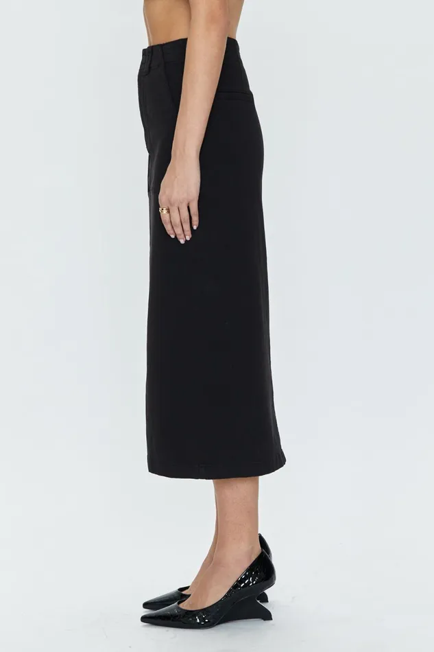 Pistola Denim Pamela High Rise Utility Skirt 8211 Black Women Shorts and Skirts