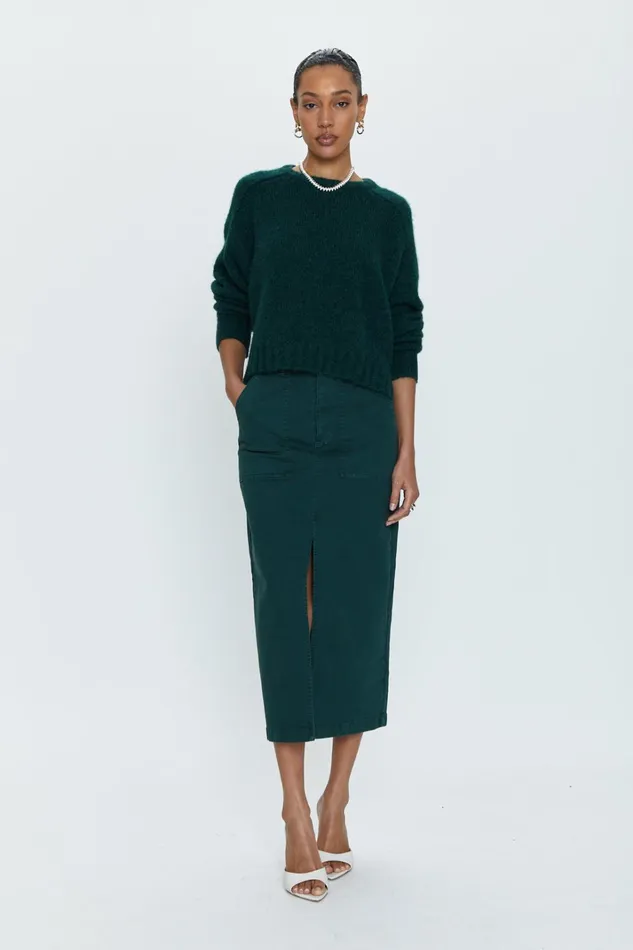 Pistola Denim Pamela Skirt Utility Midi Skirt 8211 Pine Women Shorts and Skirts Pistola Denim Pamela Skirt Utility Midi Skirt 8211 Pine Women Shorts and Skirts