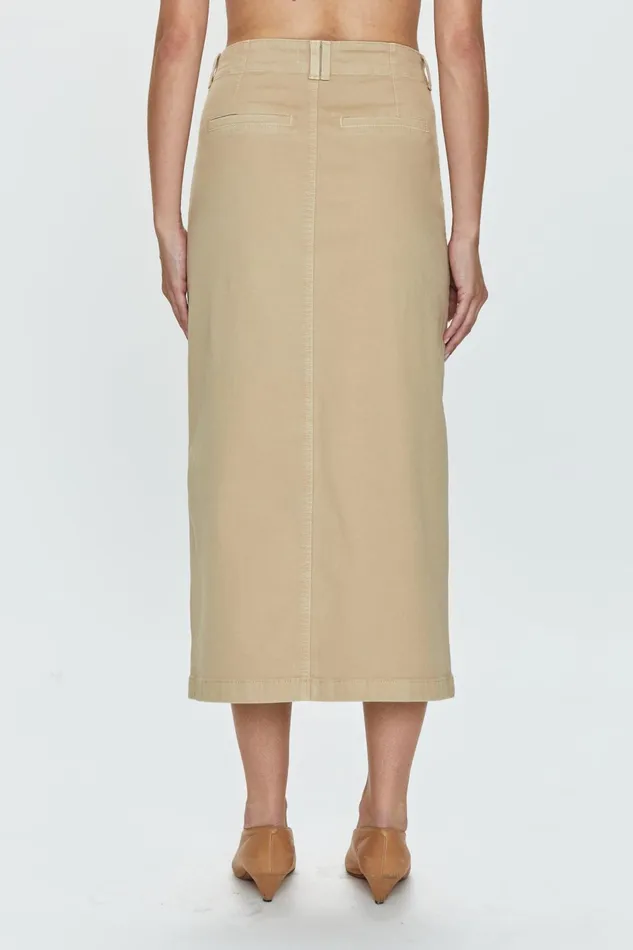 Pistola Denim Pamela Utility Skirt 8211 Latte Women Shorts and Skirts