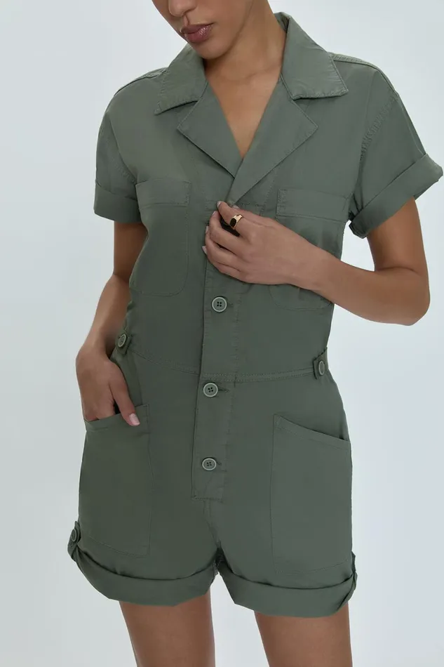 Pistola Denim Parker Field Suit Short 8211 Colonel Women Jumpsuits and Rompers