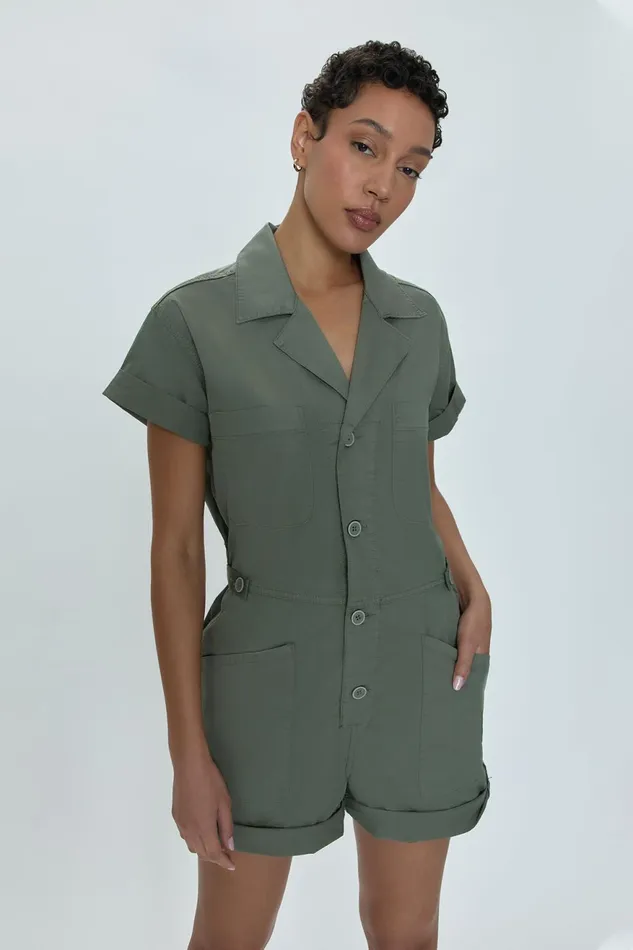 Pistola Denim Parker Field Suit Short 8211 Colonel Women Jumpsuits and Rompers