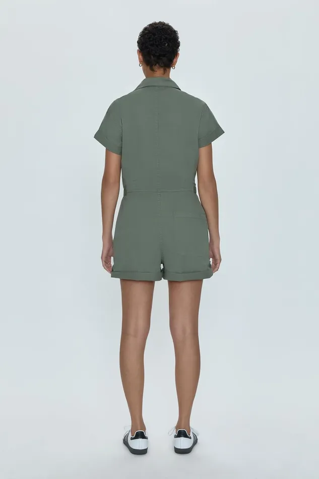 Pistola Denim Parker Field Suit Short 8211 Colonel Women Jumpsuits and Rompers