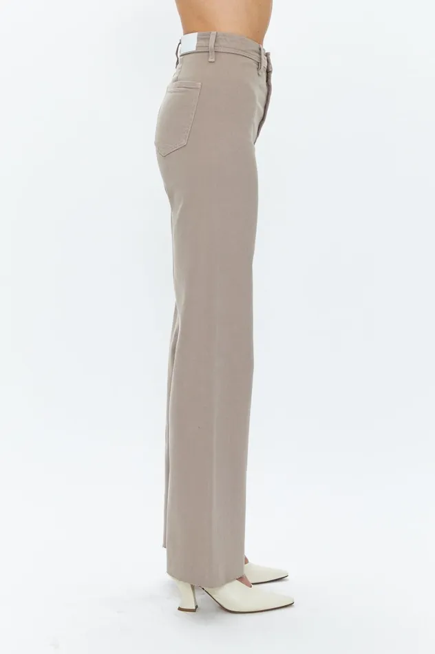 Pistola Denim Penny High Rise Wide Leg Burlock Women Pants