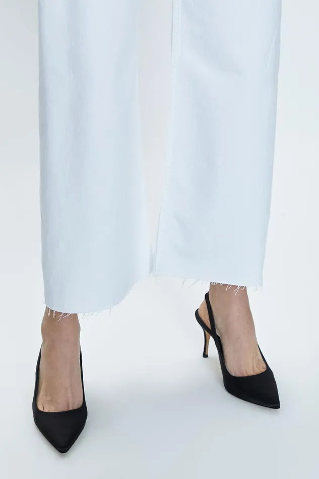Pistola Denim Penny High Rise Wide Leg Crop 8211 Blizzard Women Denim