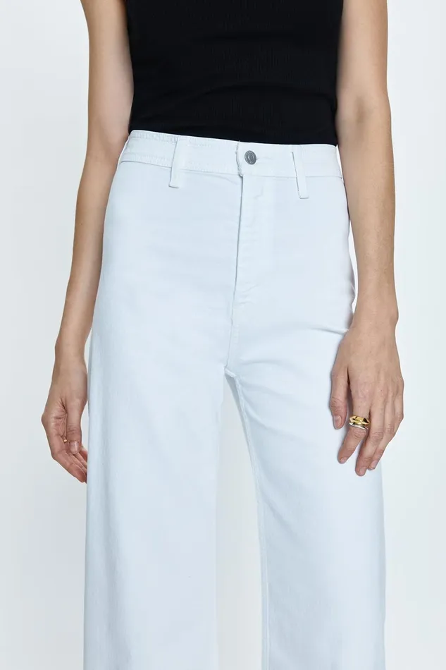 Pistola Denim Penny High Rise Wide Leg Crop 8211 Blizzard Women Denim