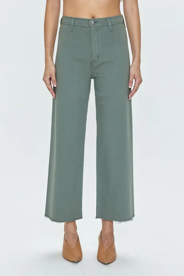 Pistola Denim Penny High Rise Wide Leg Crop 8211 Bluff Women Pants