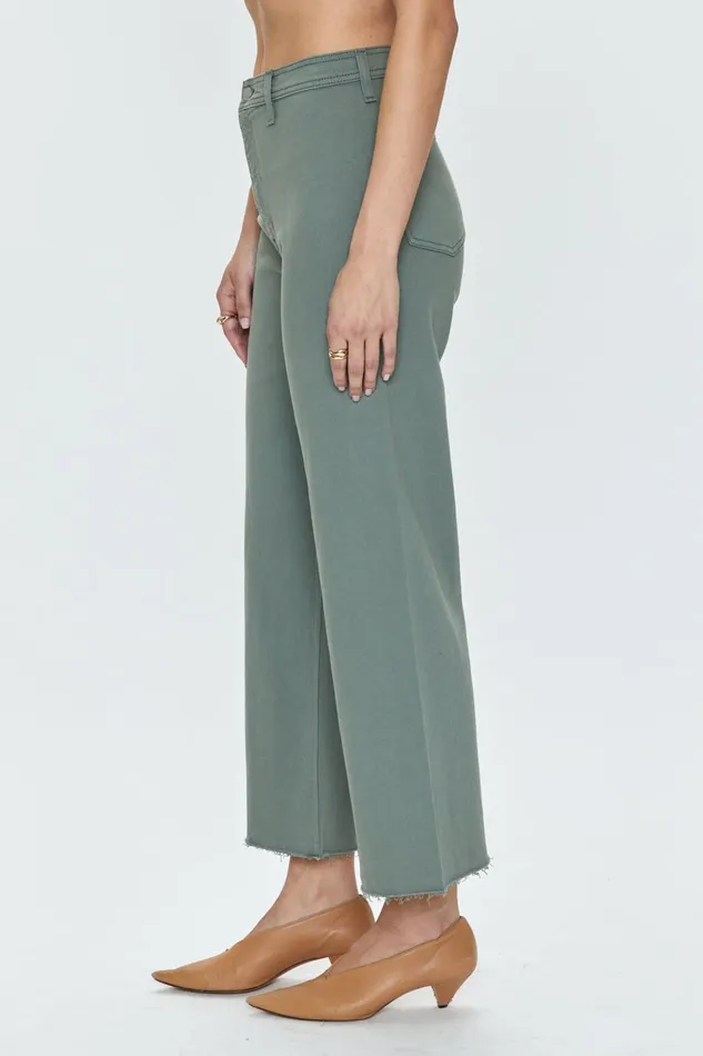 Pistola Denim Penny High Rise Wide Leg Crop 8211 Bluff Women Pants