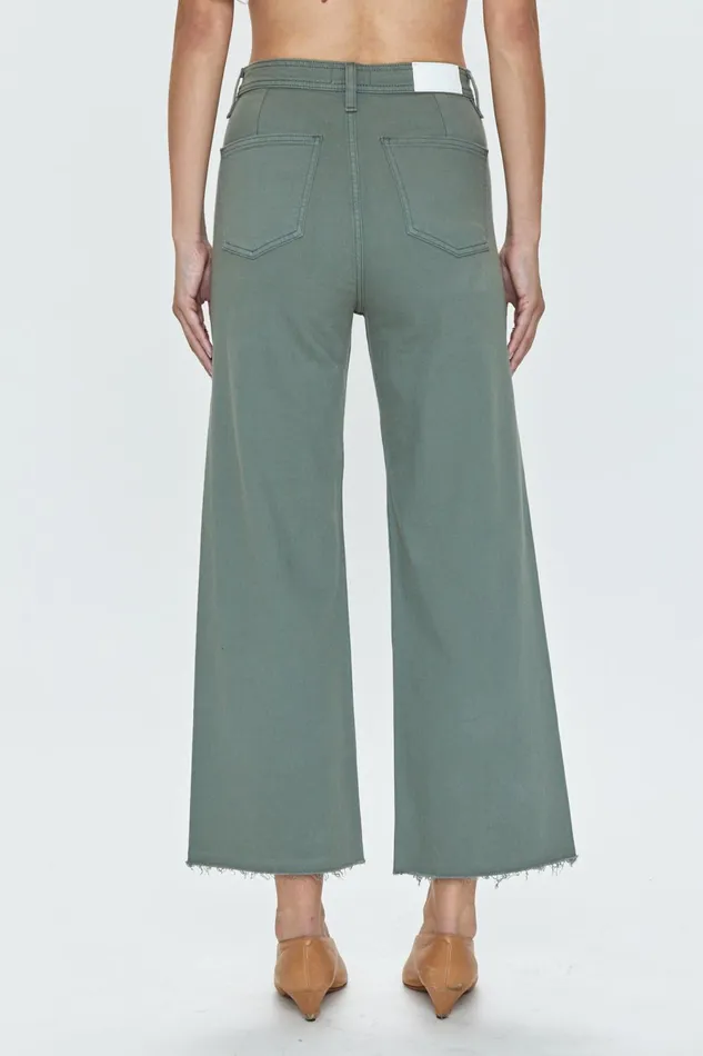 Pistola Denim Penny High Rise Wide Leg Crop 8211 Bluff Women Pants