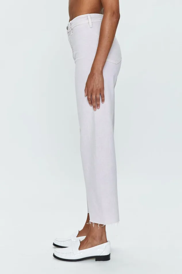 Pistola Denim Penny High Rise Wide Leg Crop 8211 Lavender Haze Women Denim