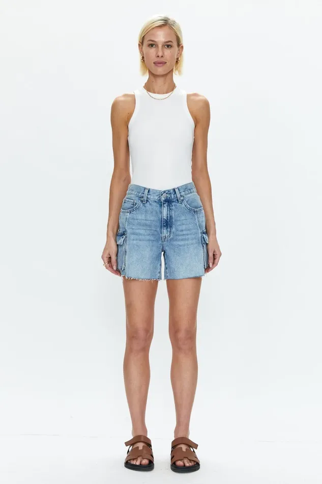 Pistola Denim Peyton High Rise Relaxed Cargo Short 8211 Boardwalk Women Shorts and Skirts Pistola Denim Peyton High Rise Relaxed Cargo Short 8211 Boardwalk Women Shorts and Skirts