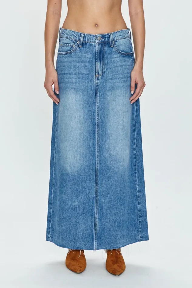 Pistola Denim Raye Maxi Skirt 8211 High Noon Women Denim