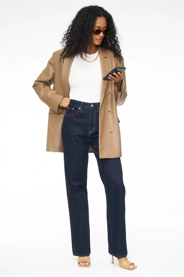 Pistola Denim Roman Oversized Blazer 8211 Taupe Women Jackets and Outerwear