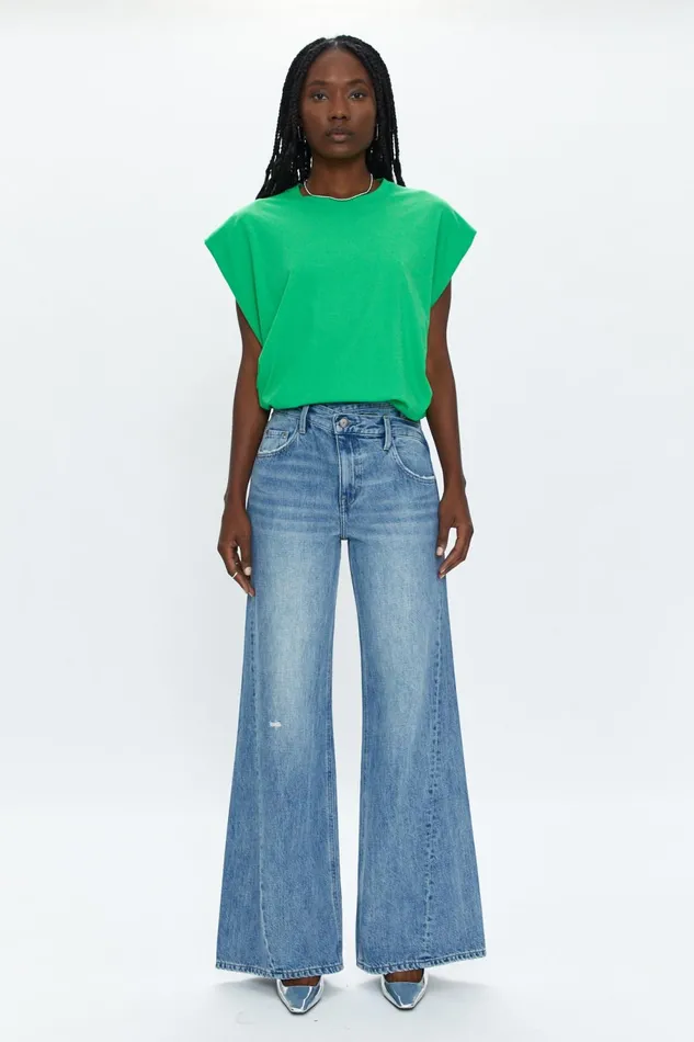 Pistola Denim Ruby High Rise Palazzo W Crossover 8211 Bell Vintage Women Denim Pistola Denim Ruby High Rise Palazzo W Crossover 8211 Bell Vintage Women Denim