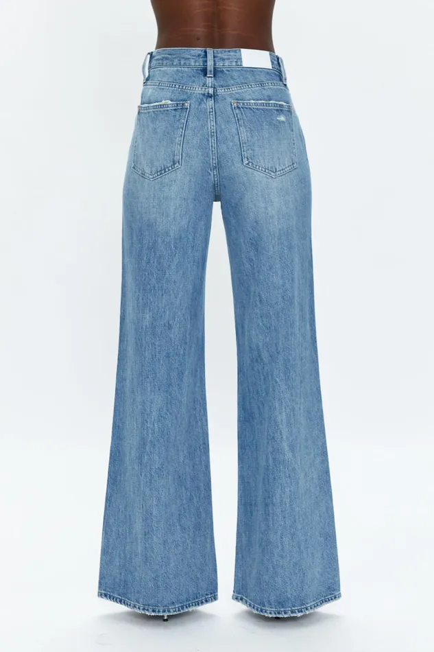 Pistola Denim Ruby High Rise Palazzo W Crossover 8211 Bell Vintage Women Denim