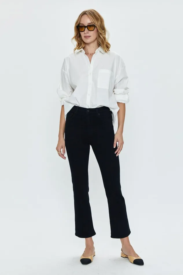 Pistola Denim Sloane Long Sleeve Oversized Button Down Shirt 8211 Le Blanc Women Tops