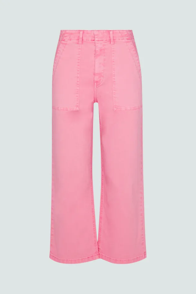Pistola Denim Sophia Wide Leg Trouser 8211 Peony Pink Women Pants