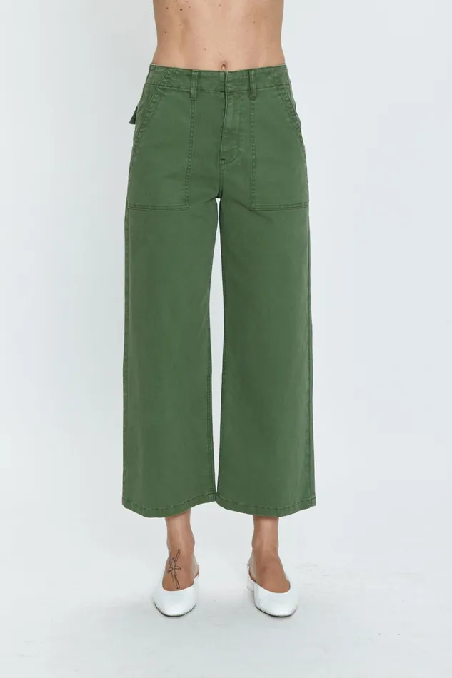 Pistola Denim Sophia Wide Leg Utility Ankle 8211 Basil Women Pants