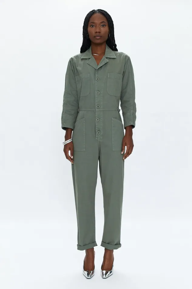 Pistola Denim Tanner Long Sleeve Field Suit 8211 Vine Women Jumpsuits and Rompers Pistola Denim Tanner Long Sleeve Field Suit 8211 Vine Women Jumpsuits and Rompers