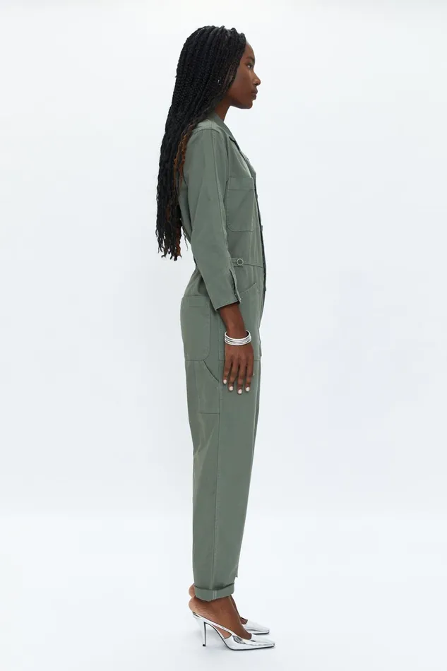 Pistola Denim Tanner Long Sleeve Field Suit 8211 Vine Women Jumpsuits and Rompers