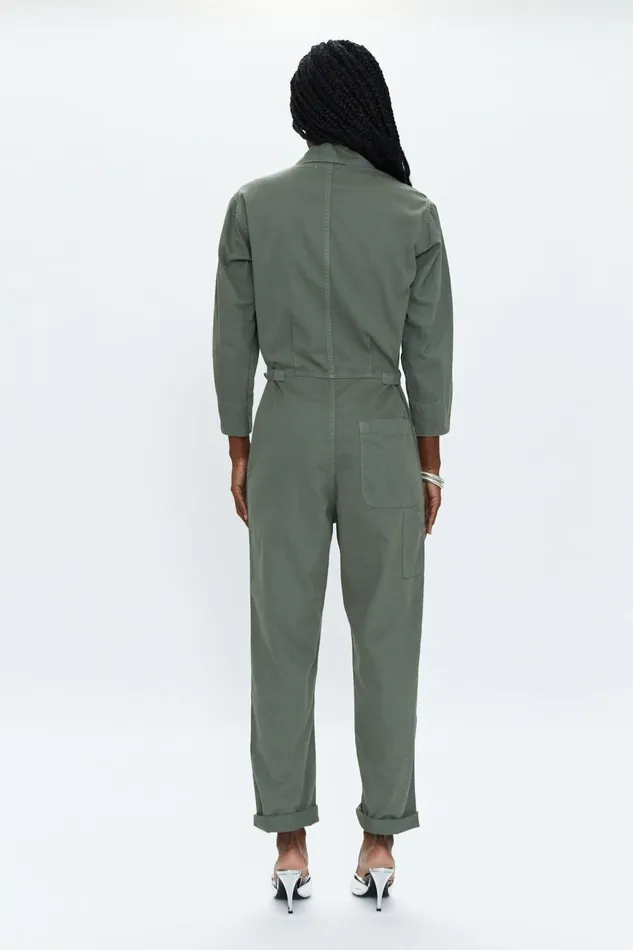 Pistola Denim Tanner Long Sleeve Field Suit 8211 Vine Women Jumpsuits and Rompers
