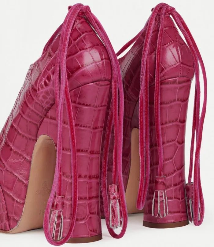 Platforms Women Vivienne Westwood Elevated Ghillie Platform In Pink