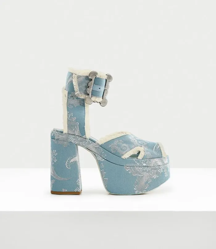 Platforms Women Vivienne Westwood Olde London Sandals In BlueCoral