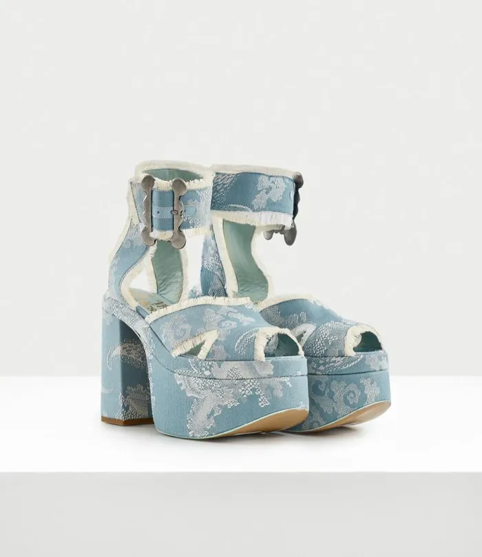 Platforms Women Vivienne Westwood Olde London Sandals In BlueCoral