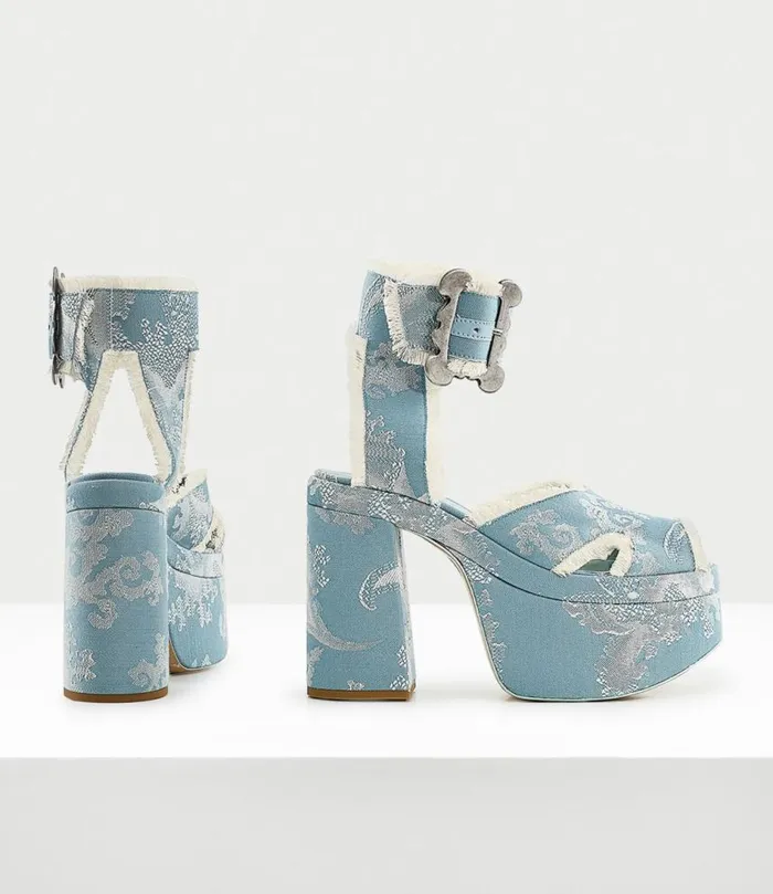 Platforms Women Vivienne Westwood Olde London Sandals In BlueCoral