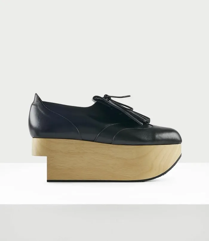 Platforms Women Vivienne Westwood Rocking Horse Golf Shoes In Black