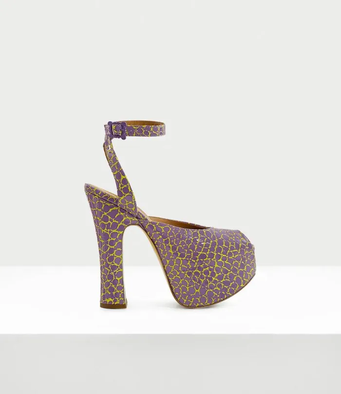 Platforms Women Vivienne Westwood Vargas Elevated Sandal In LilacYellow