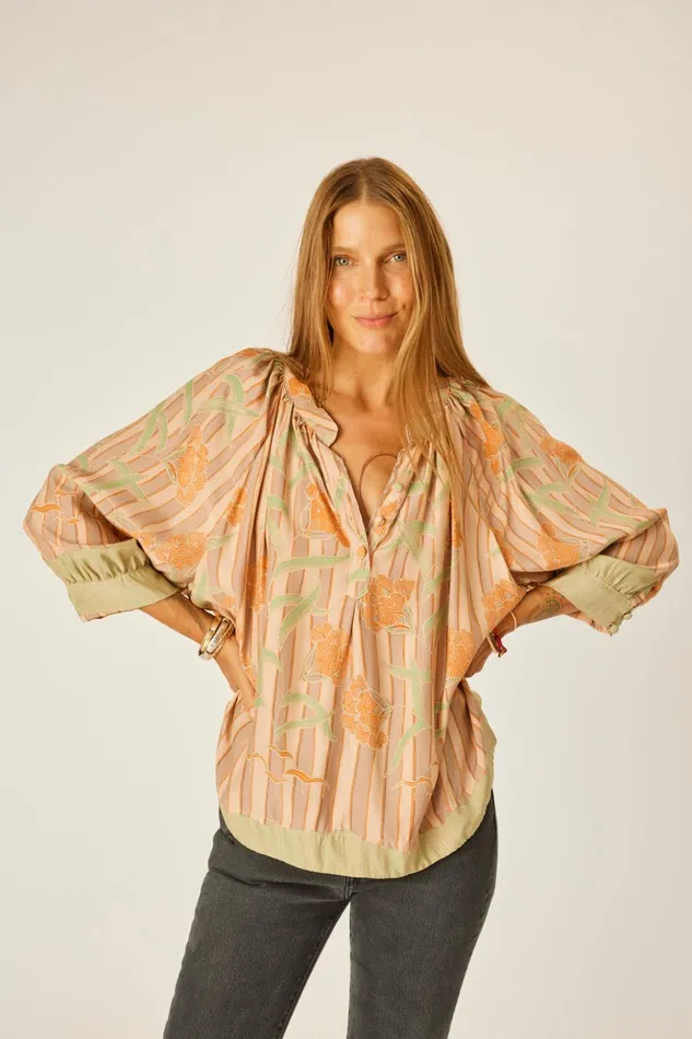 Remy Top Chamomile Apricot Women Natalie Martin Tops