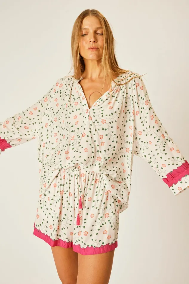 Remy Top Pinwheel Cotton Women Natalie Martin Tops