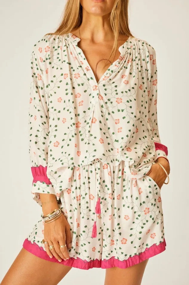 Remy Top Pinwheel Cotton Women Natalie Martin Tops