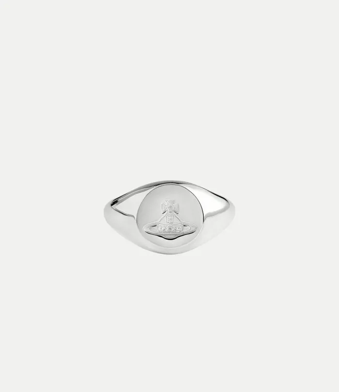 Rings WomenMen Vivienne Westwood Sigillo Ring In Rhodium925
