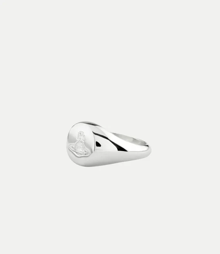 Rings WomenMen Vivienne Westwood Sigillo Ring In Rhodium925