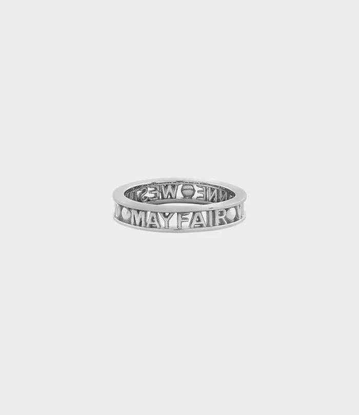 Rings WomenMen Vivienne Westwood Westminster Ring In Rhodium925
