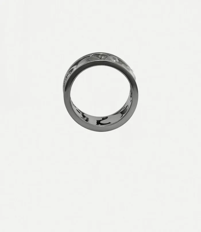 Rings Women Vivienne Westwood Leonce Ring In Ruthenium