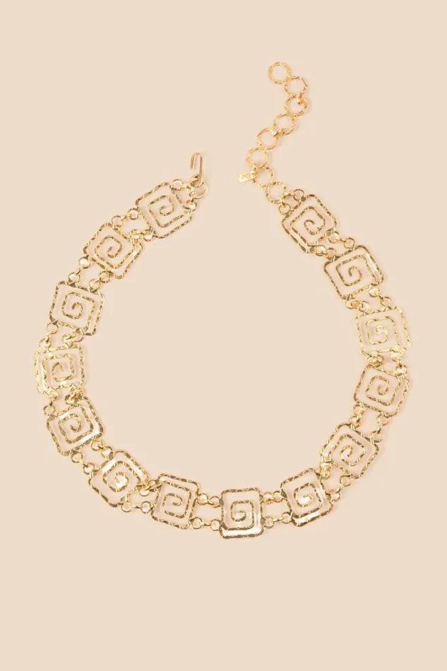 Rixo Belts Women GoldPlated Belt Gold
