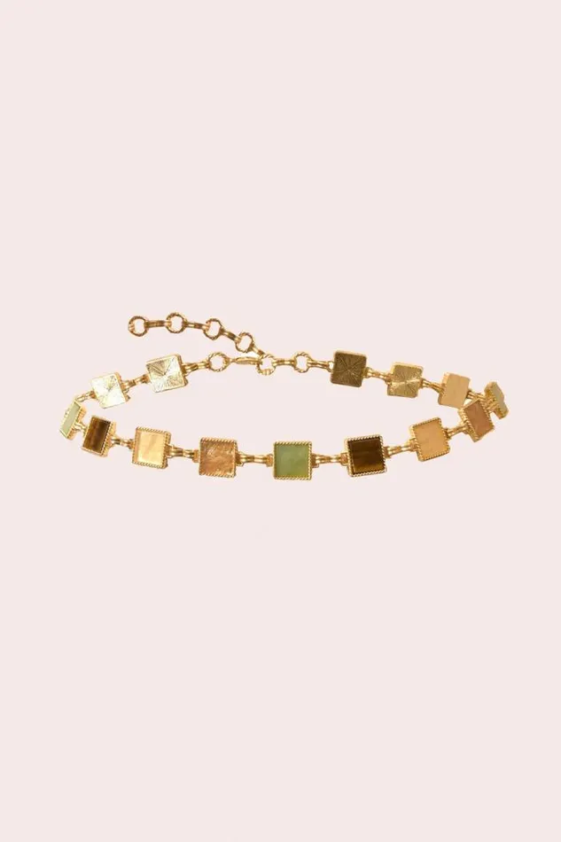 Rixo Belts Women Maye Belt Gold Sage