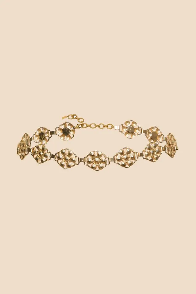 Rixo Belts Women Tiana GoldPlated Belt Gold