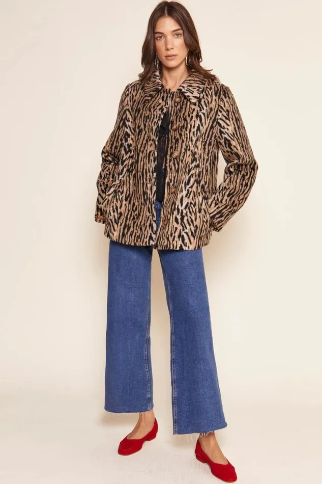 Rixo Coats And Jackets Women Tommie Jacket Bohemia Leopard Bohemia Leopard
