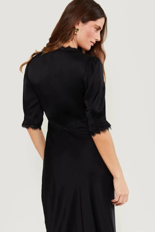 Rixo Dresses Women Annina Midi Dress Black