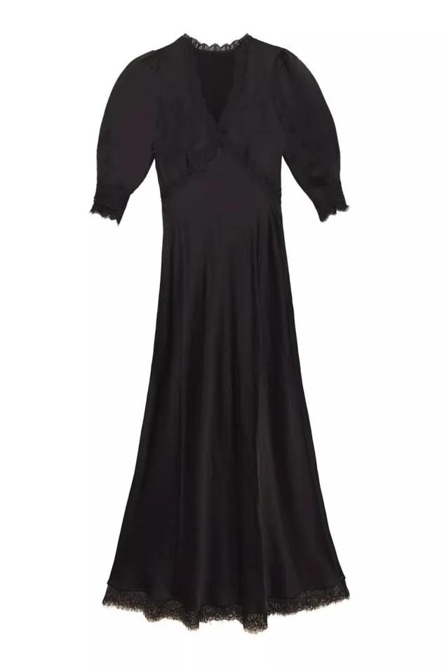 Rixo Dresses Women Annina Midi Dress Black