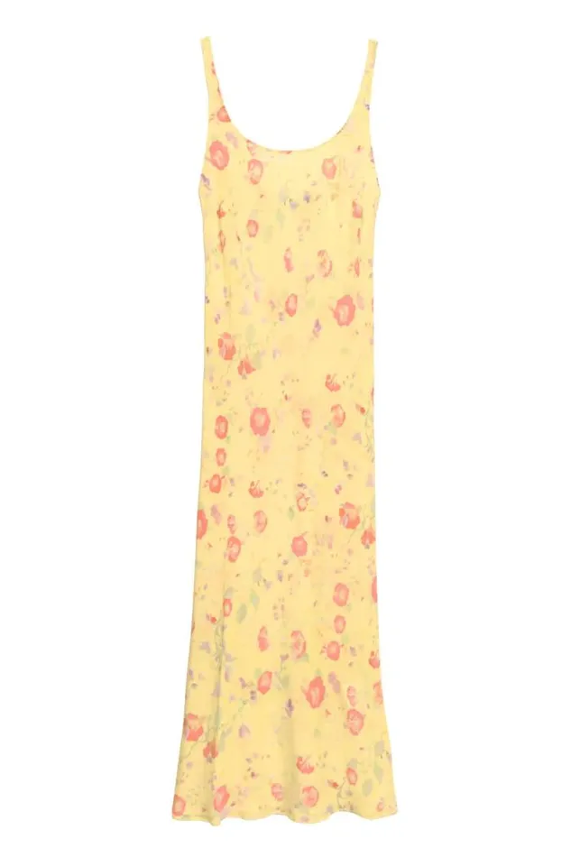 Rixo Dresses Women Bondi Midi Dress Waterblossom Yellow