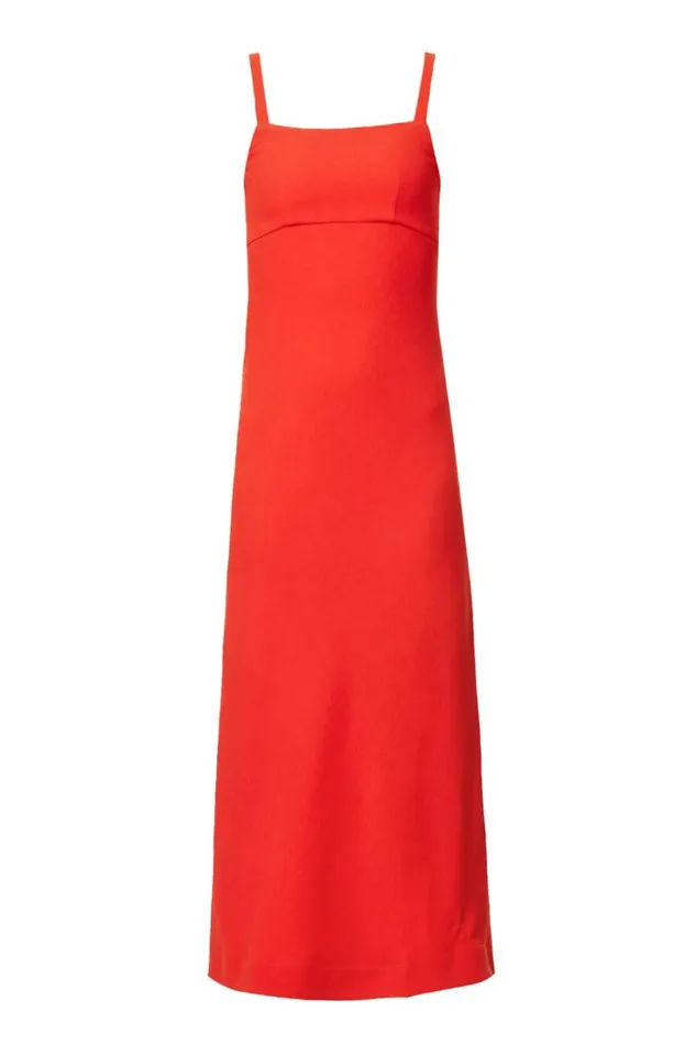 Rixo Dresses Women Brennan Midi Dress Red