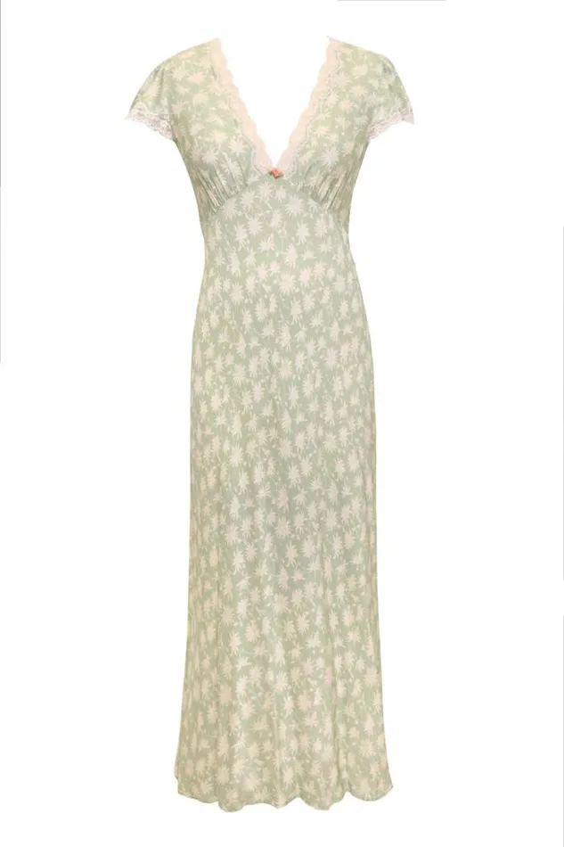 Rixo Dresses Women Clarice Midi Dress Vintage Daisy Green