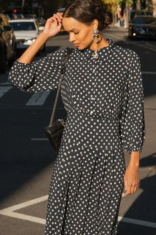 Rixo Dresses Women Izzy Shirt Dress Runway Spot Navy